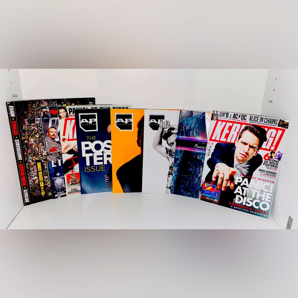 Rare Brendon Urie Magazine Lot of 8
